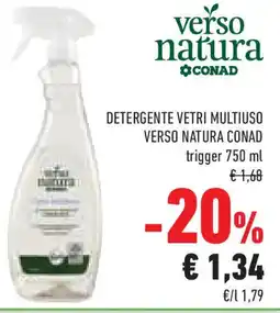 Conad Superstore Detergente vetri multiuso VERSO NATURA CONAD offerta