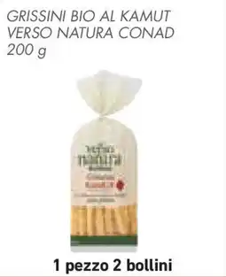 Conad Superstore Grissini bio al kamut VERSO NATURA CONAD offerta