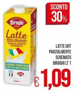 PrestoFresco Latte uht parzialmente scremato BIRAGHI offerta