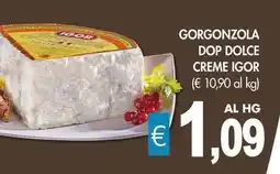 PrestoFresco Gorgonzola dop dolce creme IGOR offerta
