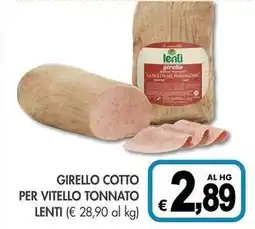 PrestoFresco Girello cotto per vitello tonnato LENTI offerta