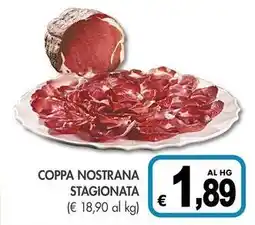 PrestoFresco Coppa nostrana stagionata offerta