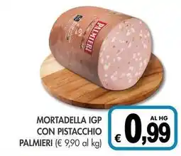 PrestoFresco Mortadella igp con pistacchio PALMIERI offerta