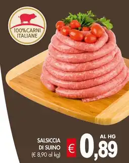 PrestoFresco Salsiccia di suino offerta