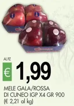 PrestoFresco Mele gala/rossa di cuneo IGP x4 offerta