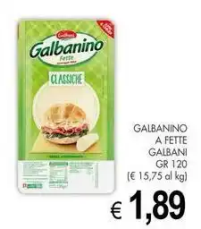 PrestoFresco Galbanino a fette GALBANI offerta