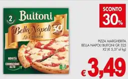 PrestoFresco Pizza margherita bella napoli BUITONI x2 offerta