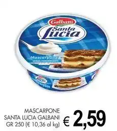 PrestoFresco Mascarpone santa lucia GALBANI offerta