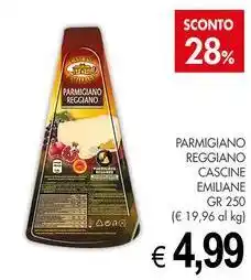 PrestoFresco Parmigiano reggiano CASCINE EMILIANE offerta