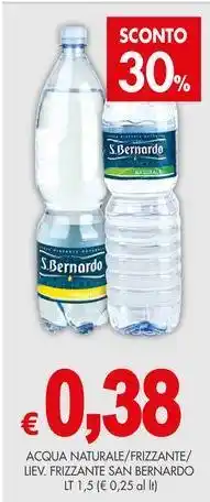 PrestoFresco Acqua naturale/frizzante/ liev. frizzante SAN BERNARDO offerta