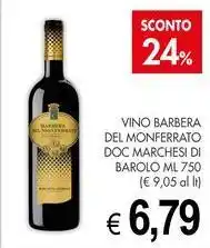 PrestoFresco Vino barbera del monferrato DOC MARCHESI DI BAROLO offerta