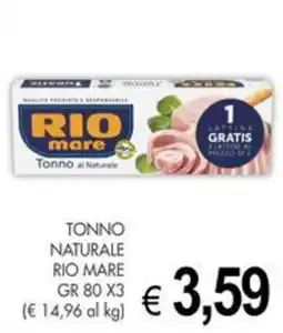 PrestoFresco Tonno naturale RIO MARE offerta