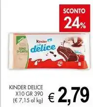 PrestoFresco Kinder delice x10 offerta