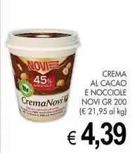 PrestoFresco Crema al cacao e nocciole NOVI offerta