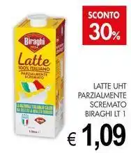 PrestoFresco Latte uht parzialmente scremato BIRAGHI offerta