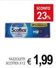 PrestoFresco Fazzoletti SCOTTEX X12 offerta