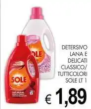PrestoFresco Detersivo lana e delicati classico/ tutticolori SOLE offerta