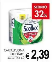 PrestoFresco Cartaspugna tuttofare SCOTTEX X2 offerta