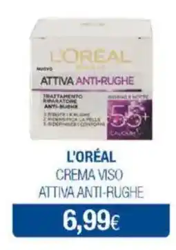 Acqua & Sapone L'oréal crema viso attiva anti-rughe offerta