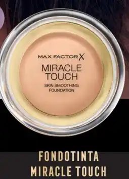 Acqua & Sapone Max factor x fondotinta miracle touch offerta