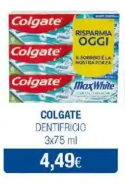 Acqua & Sapone Colgate dentifricio offerta