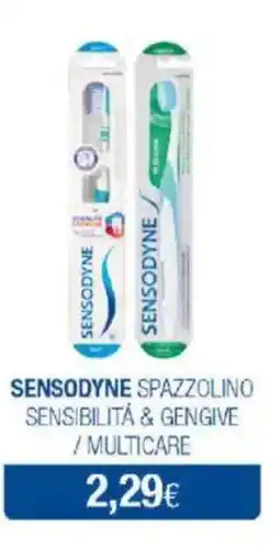 Acqua & Sapone Sensodyne spazzolino sensibilitá & gengive /multicare offerta