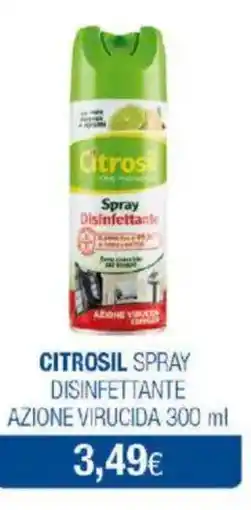 Acqua & Sapone Citrosil spray disinfettante azione virucida offerta