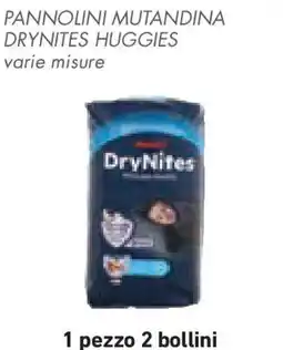 Conad Superstore Pannolini mutandina drynites huggies offerta