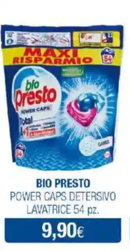 Acqua & Sapone Bio presto power caps detersivo lavatrice offerta