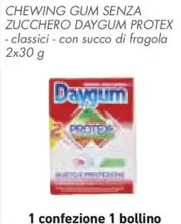 Conad Superstore Chewing gum senza zucchero daygum PROTEX offerta