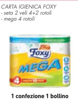 Conad Superstore Carta igienica FOXY offerta