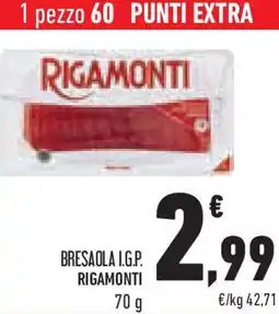 Conad Superstore Bresaola I.G.P. RIGAMONTI offerta