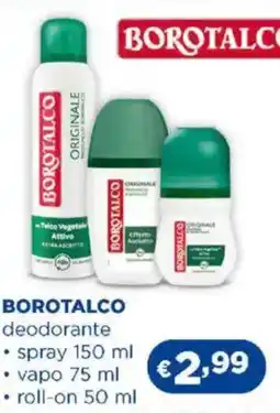 Acqua & Sapone BOROTALCO deodorante offerta