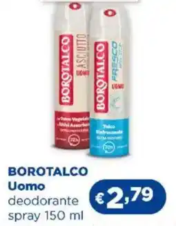Acqua & Sapone BOROTALCO Uomo deodorante spray offerta