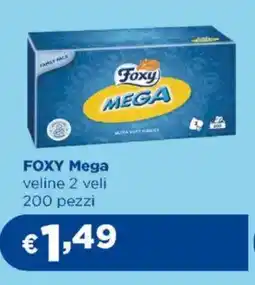 Acqua & Sapone FOXY Mega veline 2 veli 200 pezzi offerta