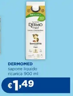 Acqua & Sapone DERMOMED sapone liquido ricarica offerta