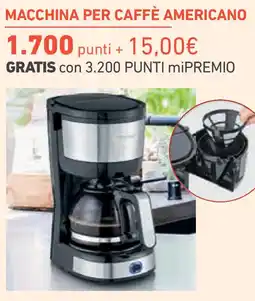 Conad Superstore Severin macchina per caffè americano offerta