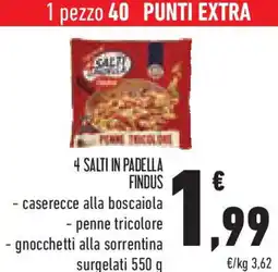 Conad Superstore 4 salti in padella FINDUS offerta
