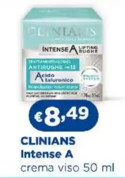Acqua & Sapone CLINIANS Intense A crema viso offerta