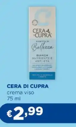 Acqua & Sapone CERA DI CUPRA crema viso offerta