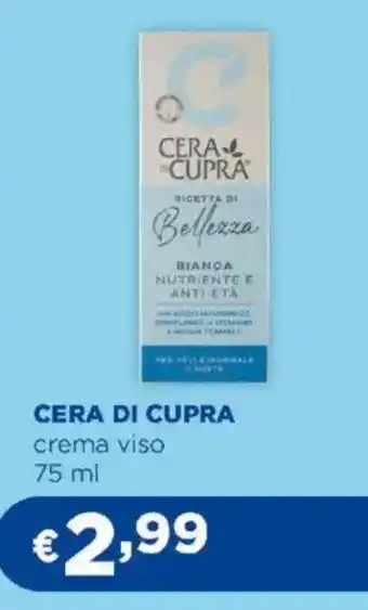 Acqua & Sapone CERA DI CUPRA crema viso offerta