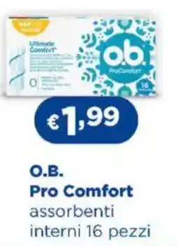 Acqua & Sapone O.B. Pro Comfort assorbenti interni 16 pezzi offerta