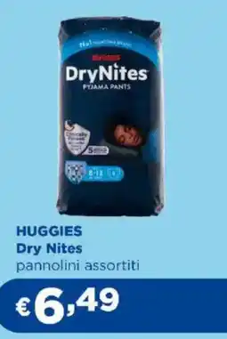 Acqua & Sapone HUGGIES Dry Nites pannolini offerta