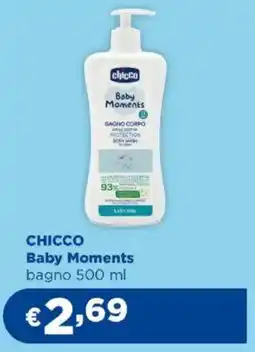 Acqua & Sapone CHICCO Baby Moments bagno offerta