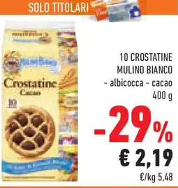 Conad Superstore 10 crostatine MULINO BIANCO offerta