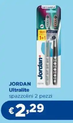 Acqua & Sapone JORDAN Ultralite spazzolini 2 pezzi offerta