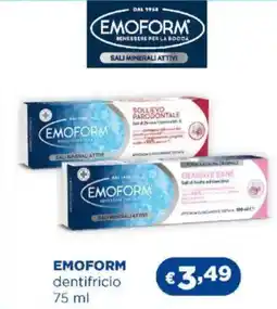 Acqua & Sapone EMOFORM dentifricio offerta