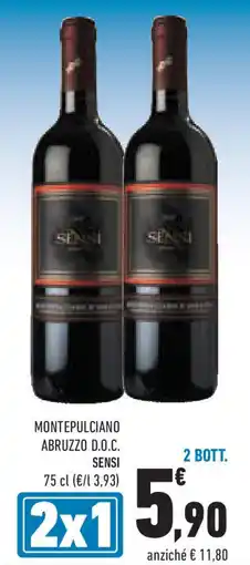 Conad Superstore Montepulciano abruzzo d.o.c. SENSI offerta