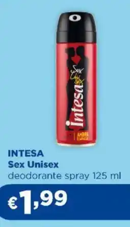 Acqua & Sapone INTESA Sex Unisex deodorante spray offerta