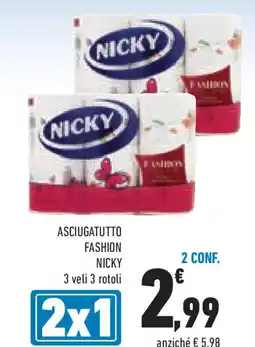 Conad Superstore Asciugatutto fashion NICKY offerta